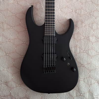 Ibanez RGRTB621-BKF Iron Label 2022 - Flat Black image 2