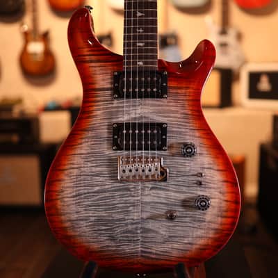 PRS SE Custom 24-08 Electric Guitar - Charcoal Cherry Burst 5785 image 3