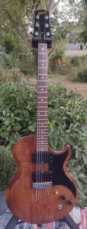 Gibson L6S Deluxe 1974-75 - Bourbon-Walnut (Refinished) Original Wine Red image 1