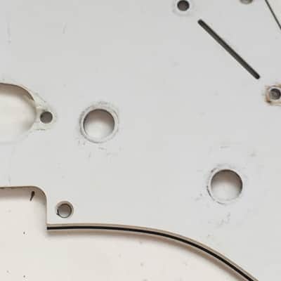 Vintage 1998 Fender Stratocaster USA MIM Pickguard 3 Ply White Relic Guitar Strat Nautral Patina image 5