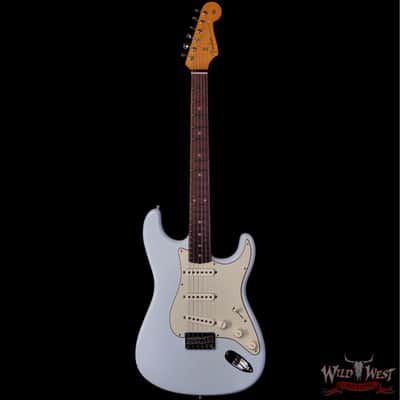 Fender Custom Shop Vintage Custom '59 1959 Hardtail Stratocaster Time Capsule Package Faded Aged Sonic Blue 7.25 LBS image 3