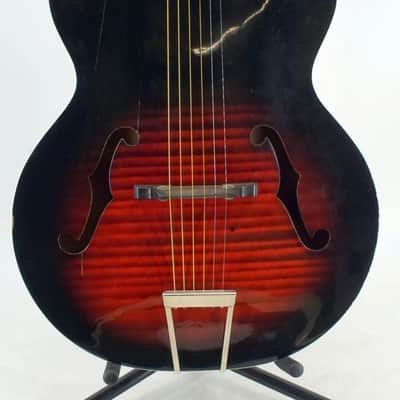1960s Harmony Monterey H950 Acoustic Guitar with Hard Case image 4