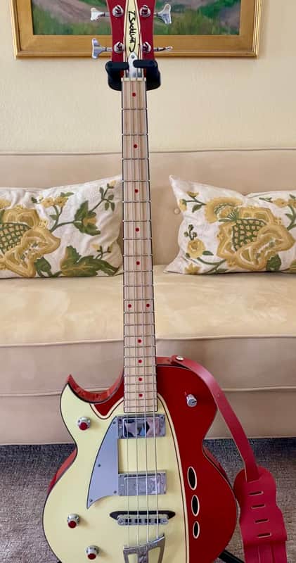 Backlund Rocker bass 2020 Red/Creme image 1