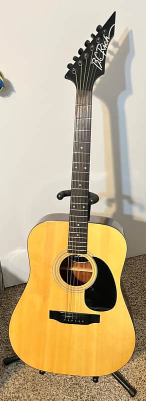 B.C. Rich Acoustic Drednought 80's - Natural image 1