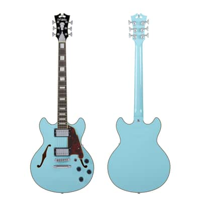 D'Angelico Premier Mini DC, Sky Blue Sky Blue image 5