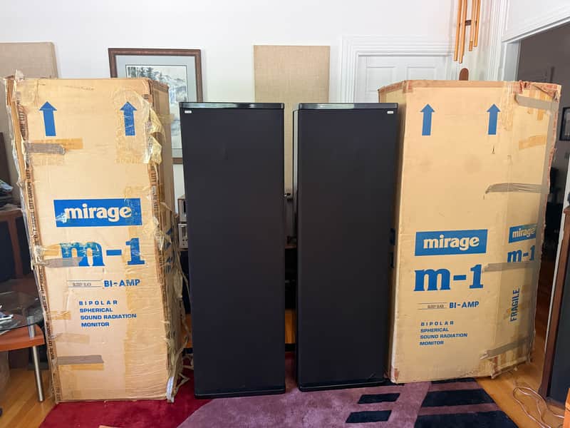 Mirage M-1 Speakers with Original Boxes image 1