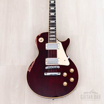 1978 Gibson Les Paul Standard Vintage Guitar Wine Red w/ T Tops image 2