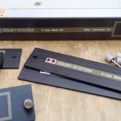 NEW! MINT! Access Plate/Emblem/Thumbscrews for Dolby 361 Noise Reduction Frame image 4