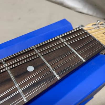 Danelectro 59M 12SDC 12-string Guitar MIK Made In Korea Blue Sparkle image 10