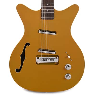 Danelectro Fifty Niner DC Semi-hollowbody Electric Guitar - Gold Top image 1