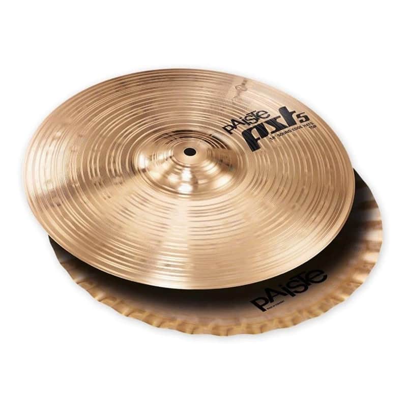 Paiste PST 5 Sound Edge Hi Hat Cymbals 14" image 1