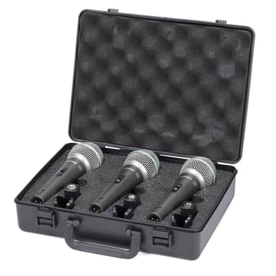 Samson Q6 3 Pack Compact Super Cardioid Dynamic Microphones image 2