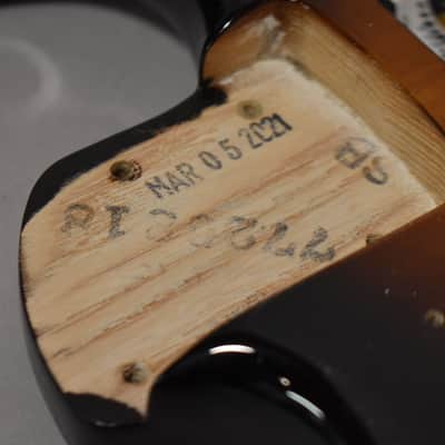 2021 Fender American Ultra Stratocaster Body 2-Tone Sunburst image 11