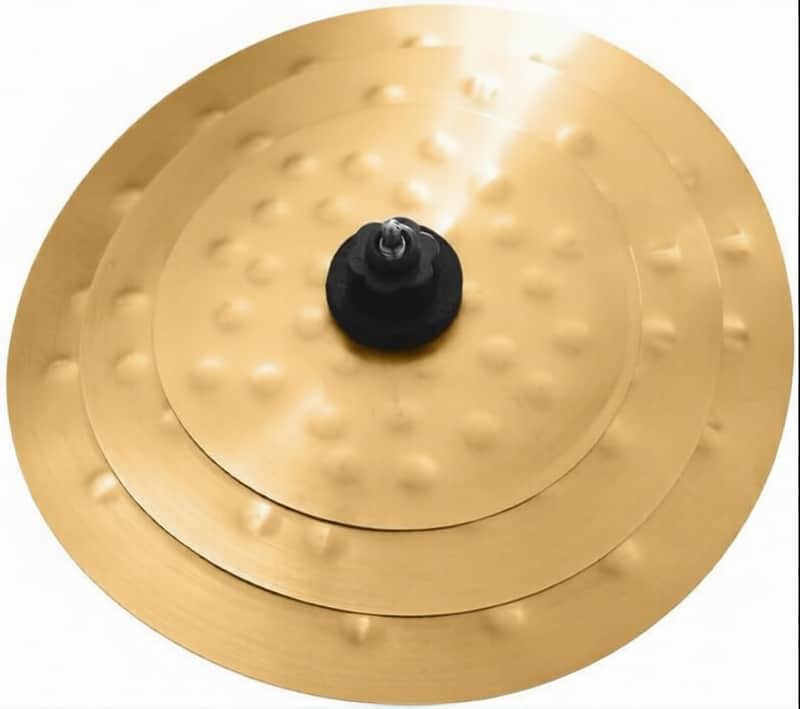 Cymbal Pack 9"11"13" 3Piece Effect Sound Golden Hero Clap Stack Drum Cymbals for Practice image 1