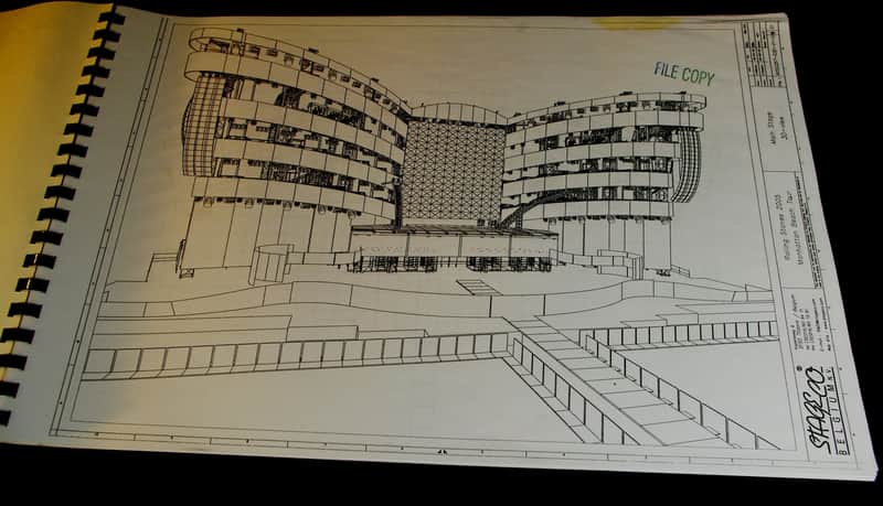 ROLLING STONES MANHATTAN   2005 STAGE PLANS. BIGGER BANG TOUR. ORIGINAL. COLLECTIBLE.  RARE. image 1