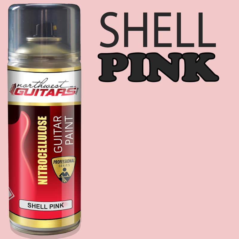 Shell Pink Nitrocellulose Guitar Paint / Lacquer 400ml image 1