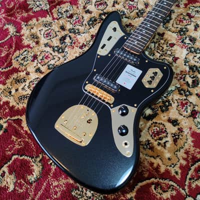 *NEW IN BOX* 2026 Fender Japan Limited Edition Traditional Collection, 60's Jaguar Black Pearl Gold with Matching Headstock, MIJ JD26 image 6