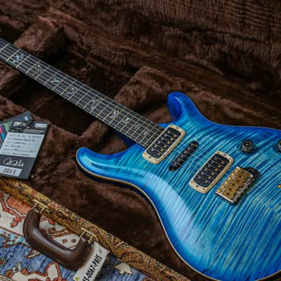 PRS USA Paul Reed Smith Modern Eagle V Wood Library "Faded Blue Burst + Ebony" (2025) image 1