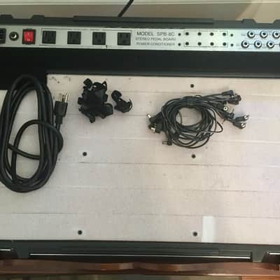 Furman Pedalboard With Power Supply SPB-8C Includes Cords and Hard Case Rolling Top Black image 1