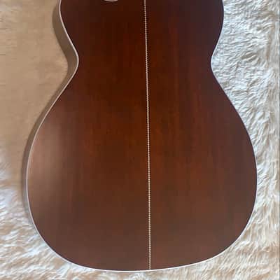 Seagull Artist Mosaic CH CW GT EQ Bourbon Burst Electric acoustic cutaway guitar made in Canada skb Hardshell case image 5