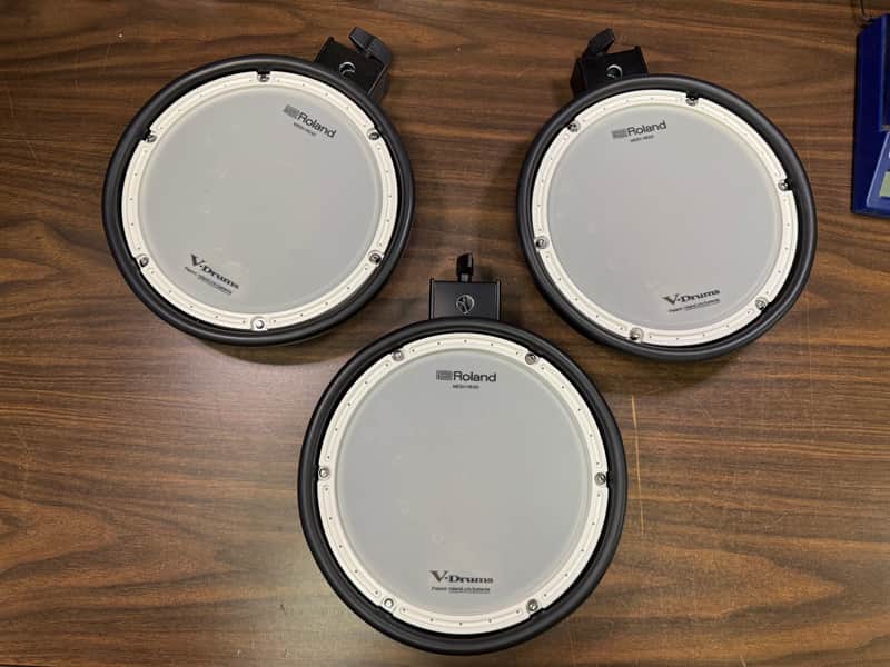 3 Pack - Roland PDX-8 Dual Trigger Mesh Head V-Drum Pad - A3S8156 - TD-17 OEM image 1