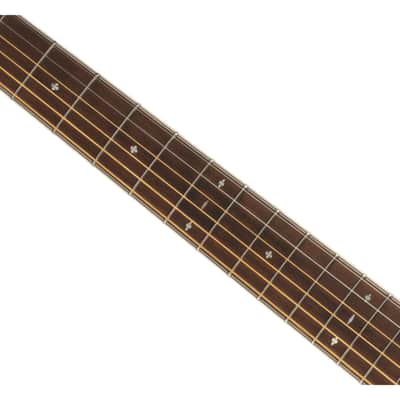 Used Fender PO-220E Orchestra All Mahogany w/ Case - Aged Cognac Burst image 3