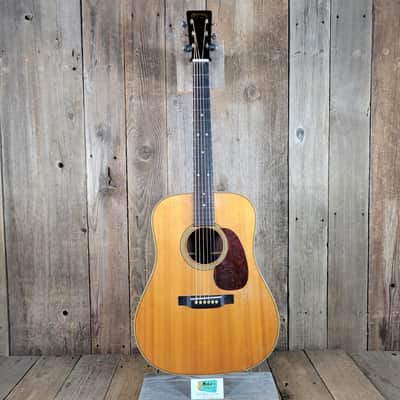 Martin D-28 Herringbone (HD-28) 1946 No Cracks, original finish, fresh neck reset and refret- Natural image 2