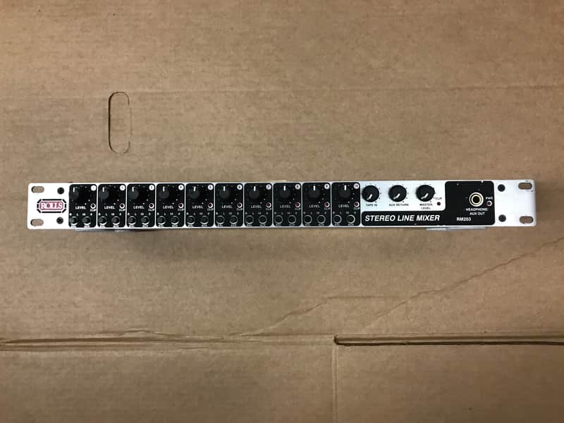 Rolls RM-203 10 Channel Stereo Line Mixer image 1