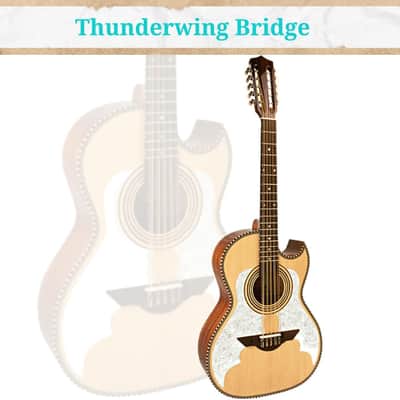 H. Jimenez 10-String El Murcielago Bajo Quinto Murcielago Model # LBQ3 with Bag image 7