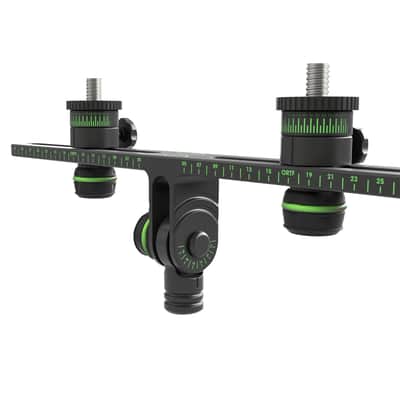 Gravity Cases MS STB 01 PRO Stereo Array 2 Microphone Bar Mount Stand image 2