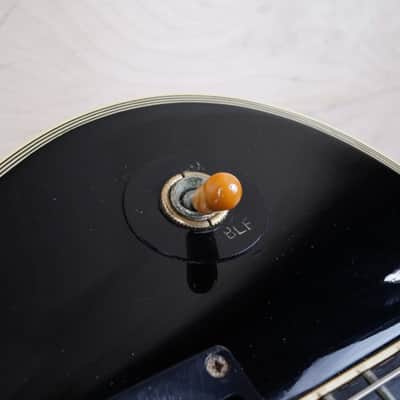 Burny RLC-60 Custom MIJ 1989 Black 1960 Reissue VH-3 PAF Pickups Vintage Made in Japan MIJ w/ Bag image 10