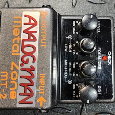 Boss Modded MT-2 Metal Zone Analogman Pro Mod Metal Distortion image 3
