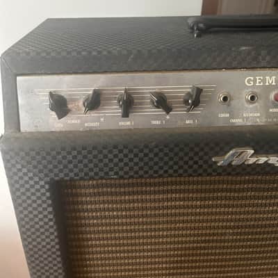 Ampeg G-12 Gemini I 2-Channel 22-Watt 1x12" Guitar Combo 1964 - 1968 - Blue image 2