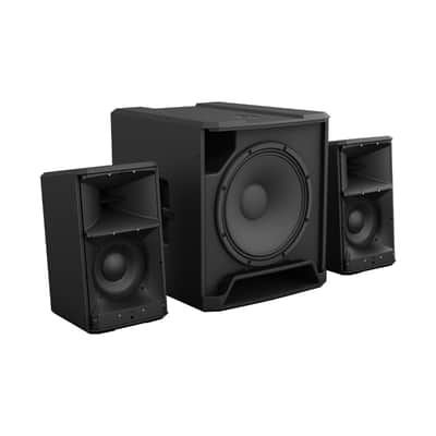 LD Systems DAVE 15 G4X Compact 2.1 Active PA Speaker System w 15" Subwoofer image 2