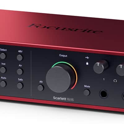 Focusrite SCARLETT 16I16 4G 4th Gen 24-bit 192 kHz Audio | Reverb