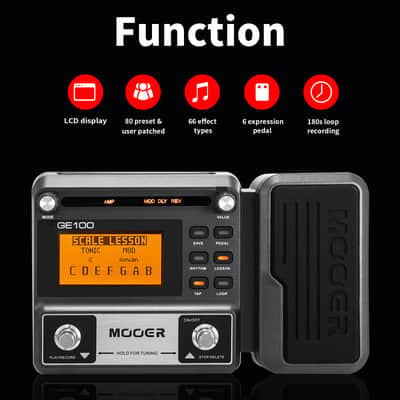 Mooer GE100 Multi-Effect Include Looper and Drum Machine,price include the import duty for US buyer image 2