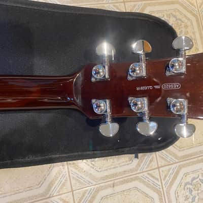 All Original Yamaha AES 620 2000's Blue Burst Seymour Duncan image 12