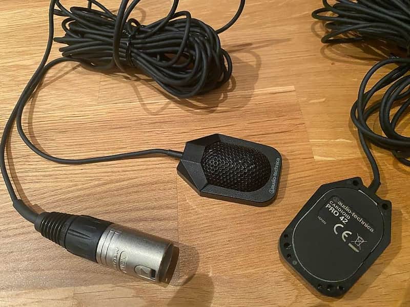 Audio-Technica PRO42 Miniature Condenser Boundary Microphone image 1