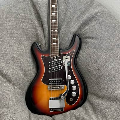 Silvertone Mosrite Copy - 319.14410000 1960s  - Sunburst image 1