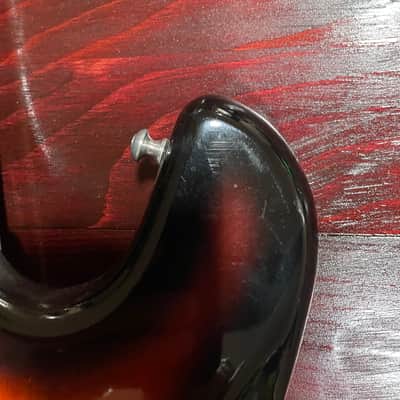 Vintage 1960s Teisco Silvertone Guitar 3 Pick Ups Guitar Mosrite Univox Shape Very Clean image 8