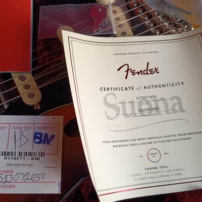 Fender Suona Stratocaster Thinline 2023 - Present Violin Burst image 10