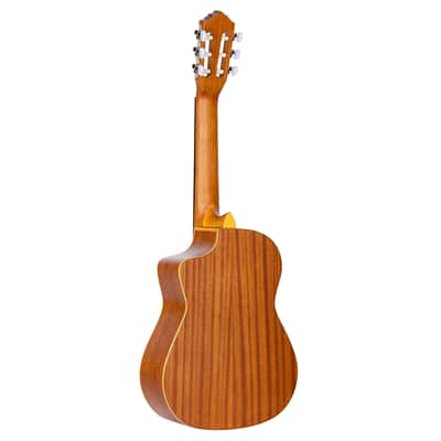 Ortega Requinto Series Pro Solid Top Nylon String Guitar w/ Bag image 5
