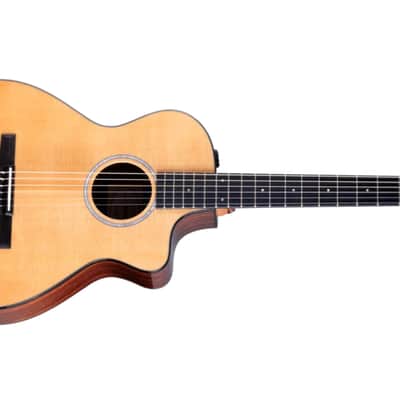 Taylor 212ce-N Plus Nylon String Acoustic Electric, Natural with AeroCase image 1
