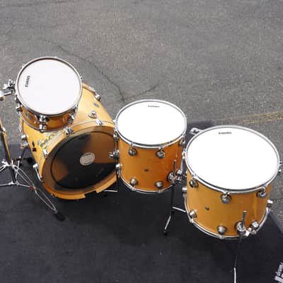 DW USA Collectors Series 4pc Pure SSC Maple Shell Pack w/ Rings - Natural Lacquer Custom $6.500.00 If New! image 8