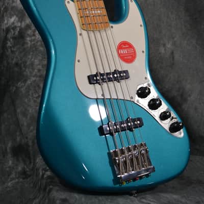 Squier Classic Vibe Active '70s Jazz Bass 5-String Ocean Turquoise w/ FREE Same Day Shipping image 7