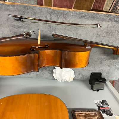Engelhardt E112 Student 1/2 Size Cello, comes with bow and case image 6