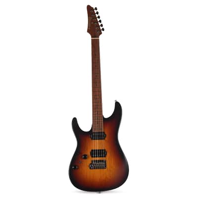 Ibanez AZ2402L Prestige Tri Fade Burst Flat image 4