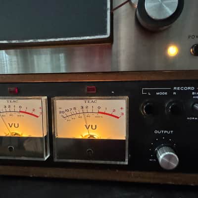 TEAC A-4010SL Stereo Reel to Reel Tape Recorder Tested Record/Play image 2