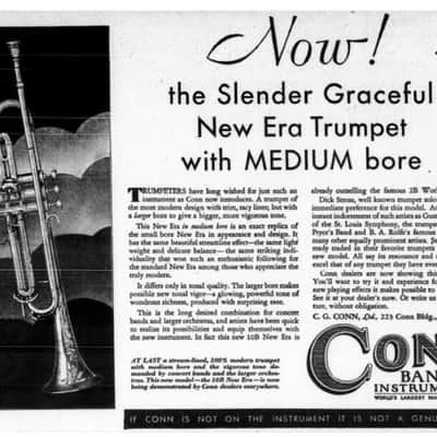 Conn 10B (New Era) (1935) (Medium Bore) Bb Trumpet SN 305159 image 9