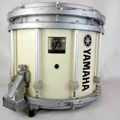 Yamaha 11x13"9300 SFZ Marching Snare Drum MS9213U White Japan Die-Cast Rims/Hoop image 1